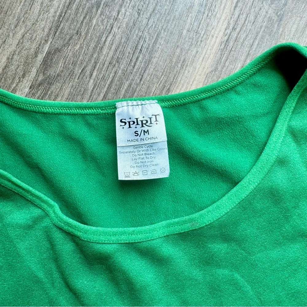 Spirit Green Costume Base Set‎ | Long Sleeve Bodysuit & Matching Leggings Size M - Picture 5 of 11